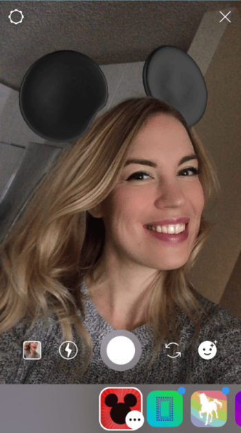 Créer un filtre d'histoires Instagram: Disney AR Filer