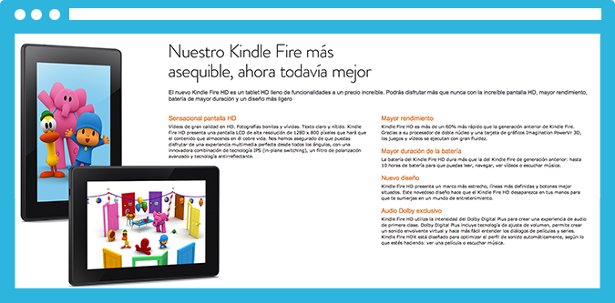 Amazon fait un excellent travail en soulignant les avantages du Kindle d'Amazon.