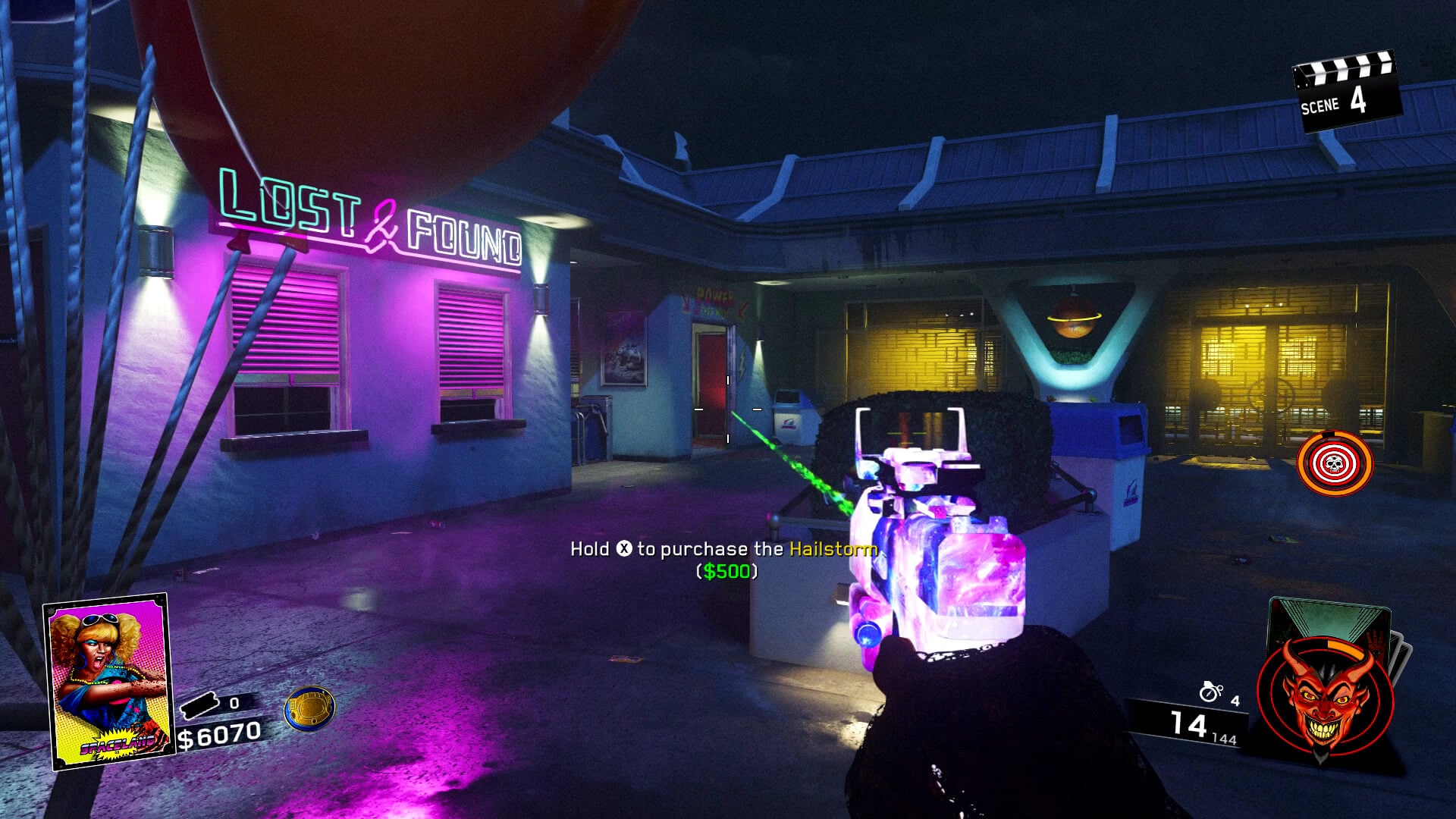 How do you start 25000 in Zombies in Spaceland?