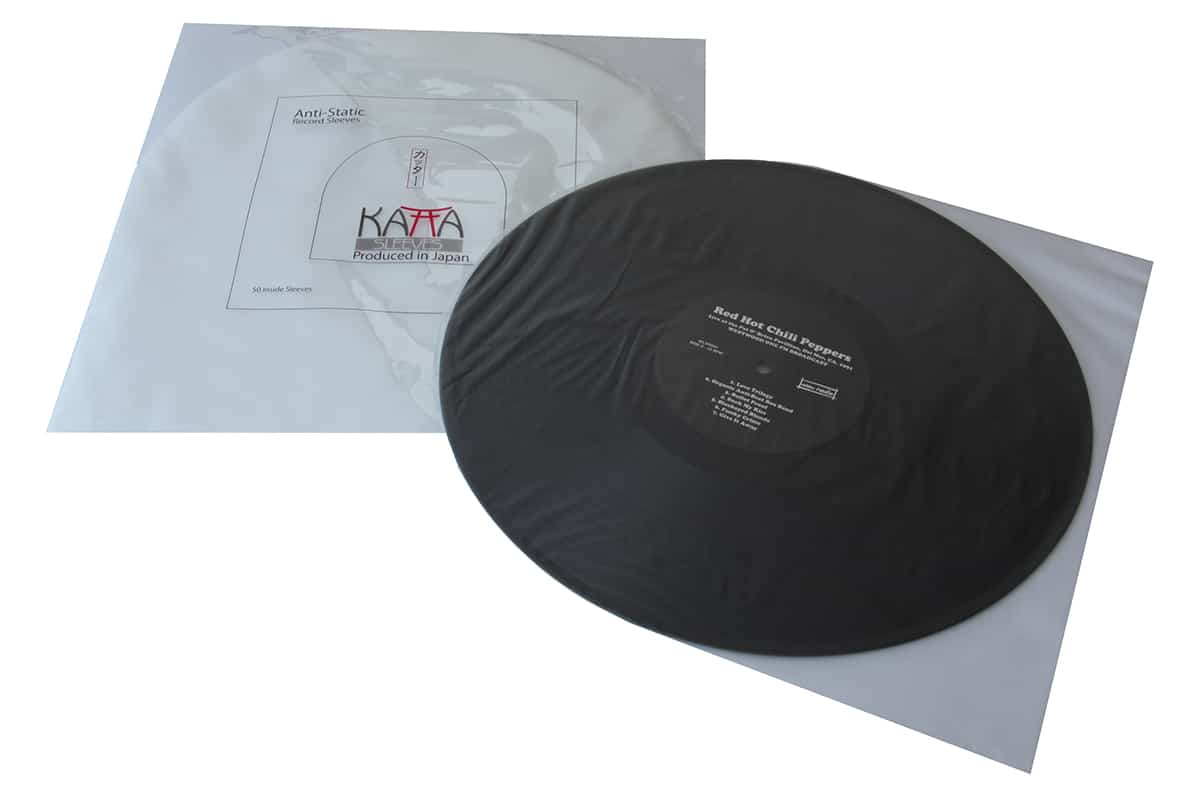 How do you use plastic record sleeves?