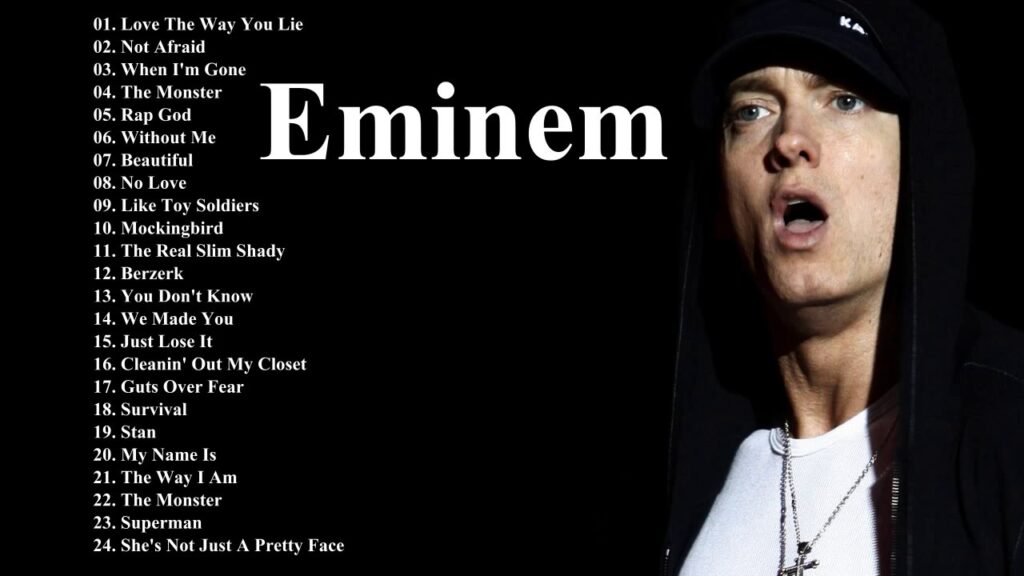 How many Eminem songs exist?
