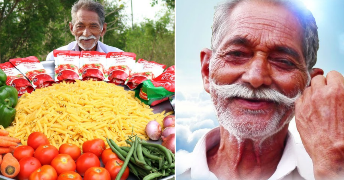 How old was grandpa from Grandpa's Kitchen?