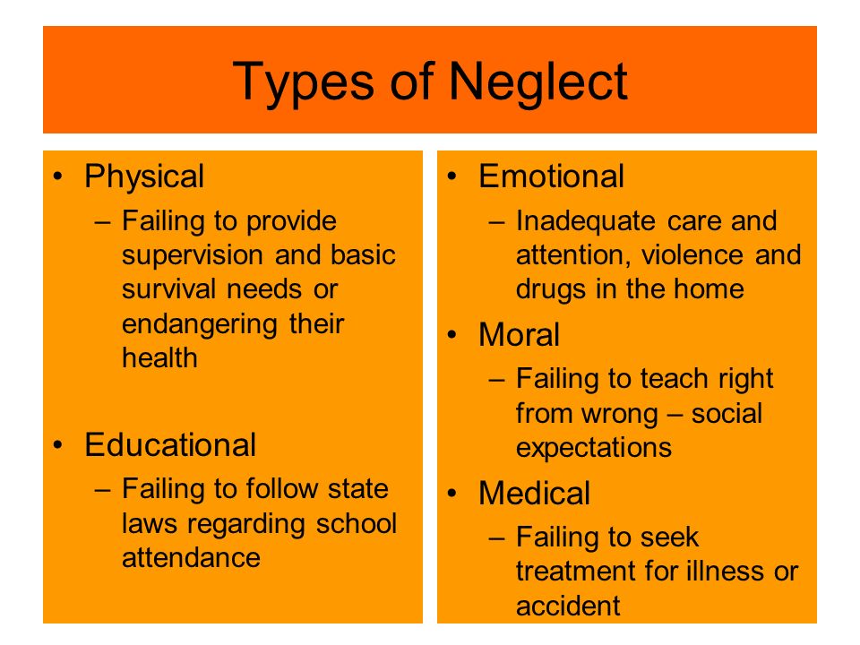 what-are-the-4-types-of-child-neglect