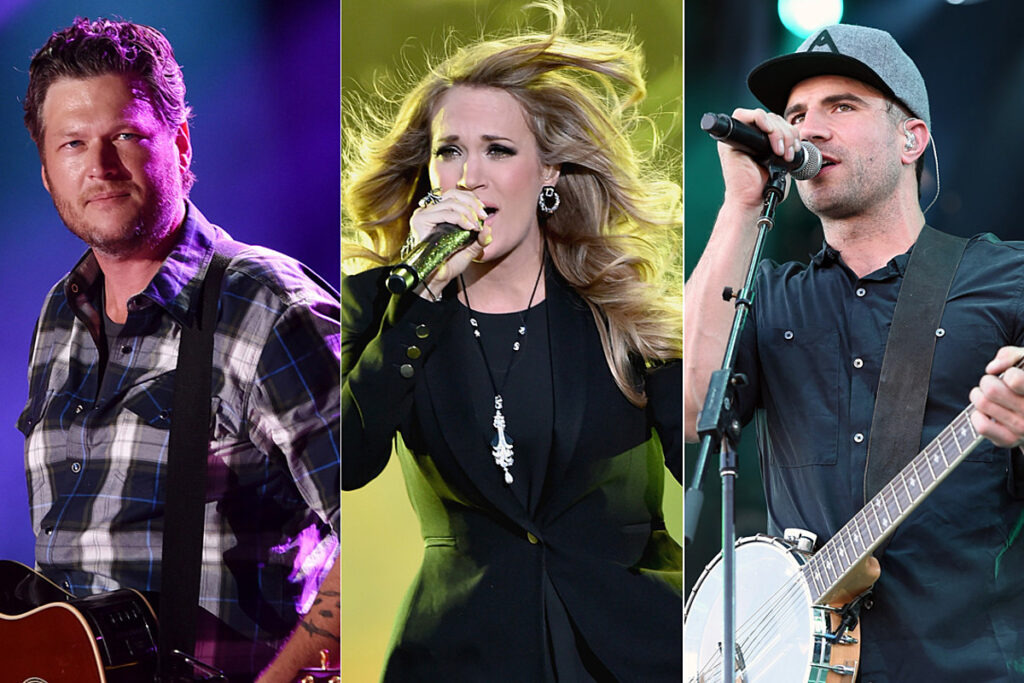 What are the top 40 country songs today?