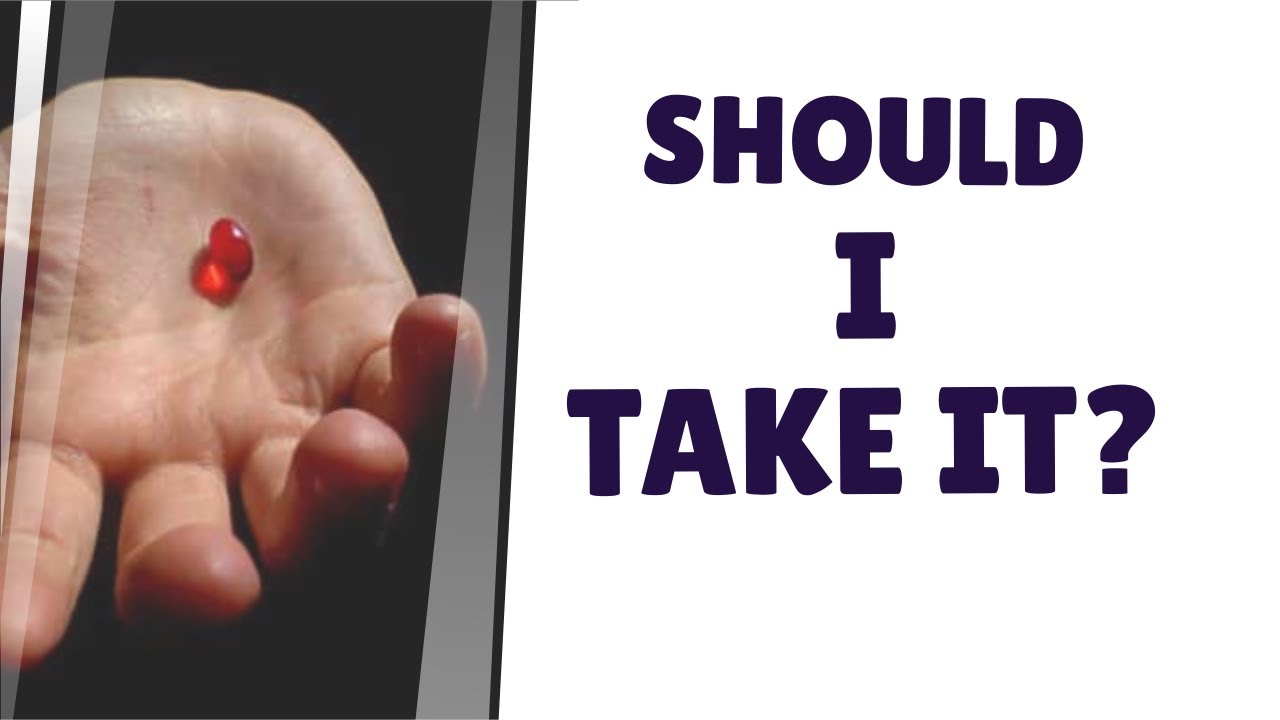 What does take a pill mean?