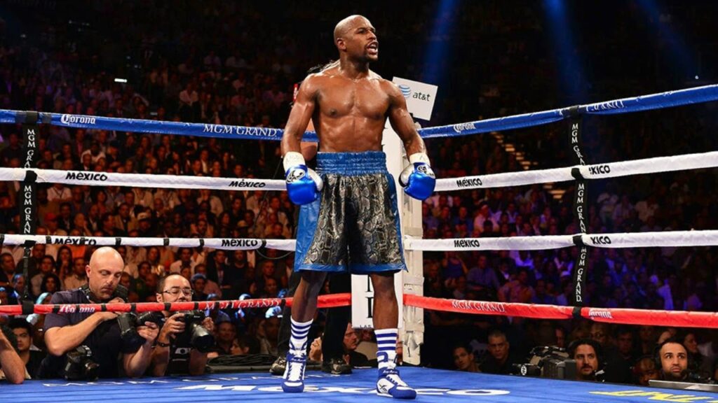 What is Floyd Mayweather's record?