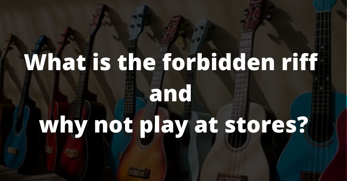 What is the Forbidden riff and why is it called that?