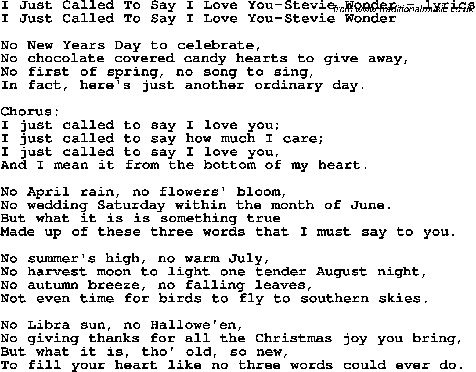 Перевод песни him love. I just Called to say i Love текст. Stevie Wonder i just Called to say i Love you текст. Песня i just Called to say i Love you. I just Call to say i текст.