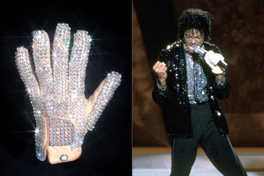 Original diamond glove, worn by MICHAEL JACKSON., Michael J…
