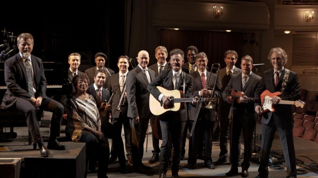 Who are the members of Lyle Lovett's Large Band?