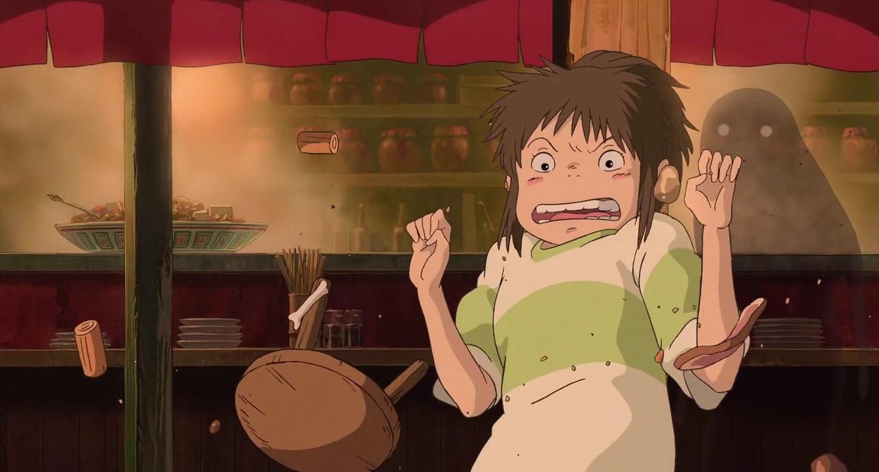 Why do Chihiro's parents turn into pigs?