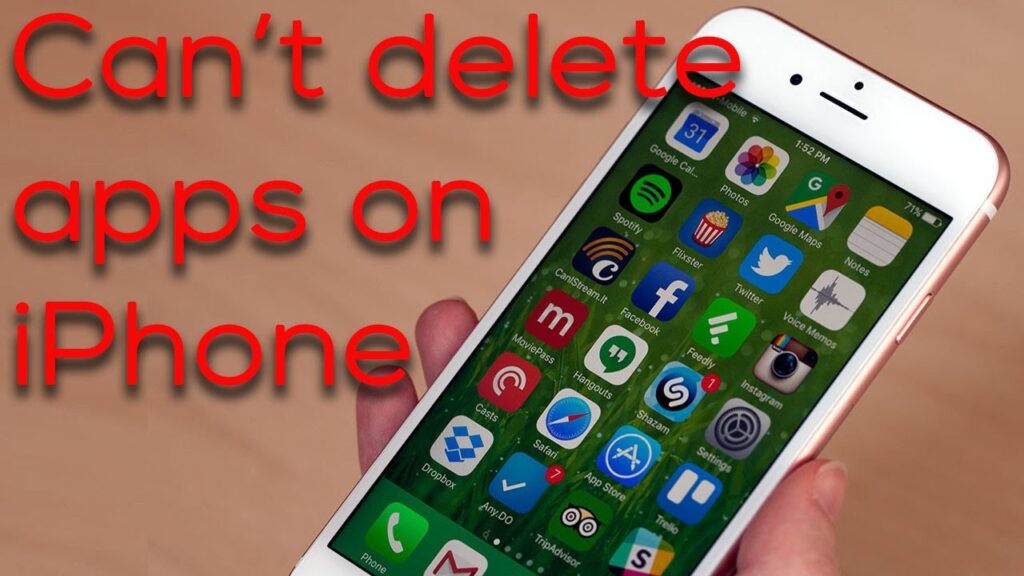 Why won't my video Delete on my iPhone?