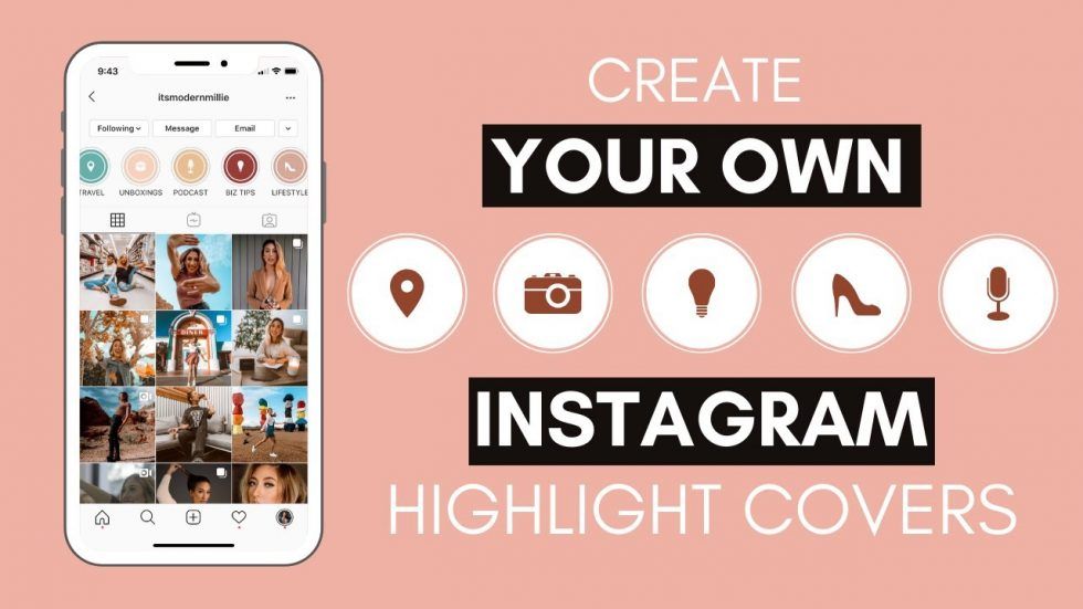 Can you make Instagram highlight covers in Canva?