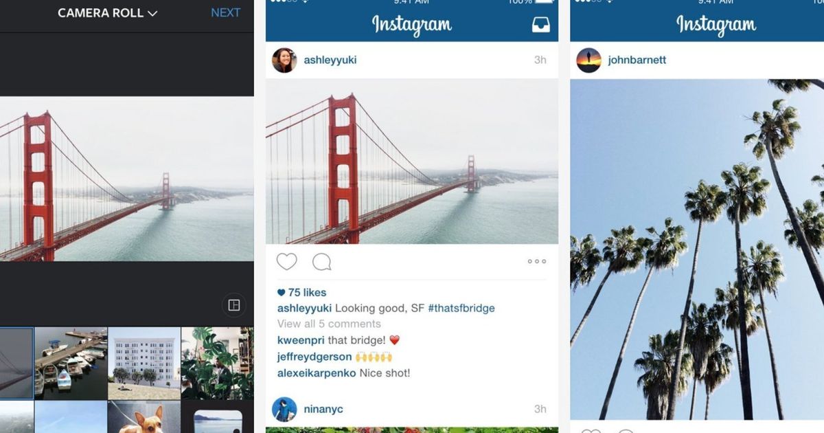 What is Instagram landscape ratio?