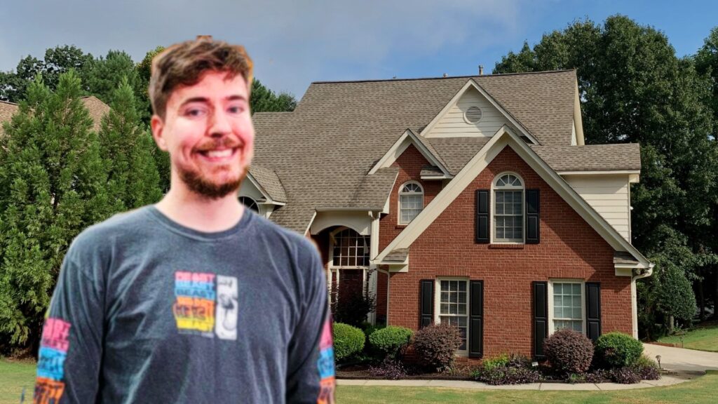 Does MrBeast live in a mansion?