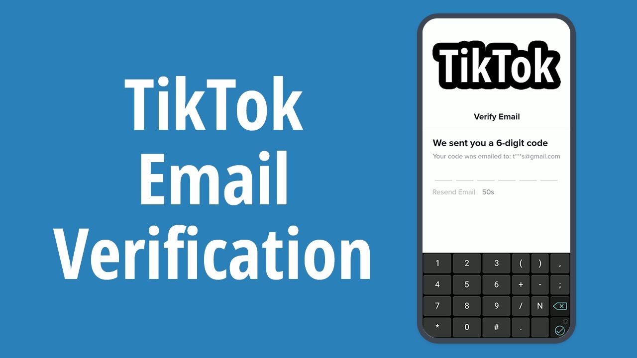 verify your email tiktok