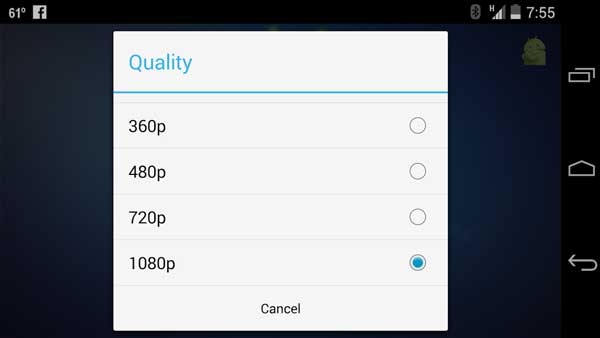 What is 720p HD?