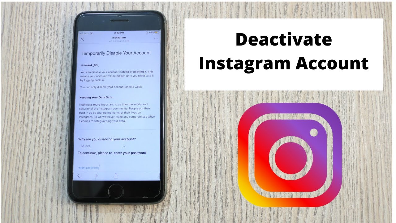 How Do I Deactivate My Instagram 