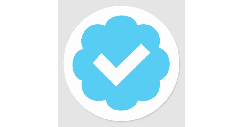 How do you get a blue tick?