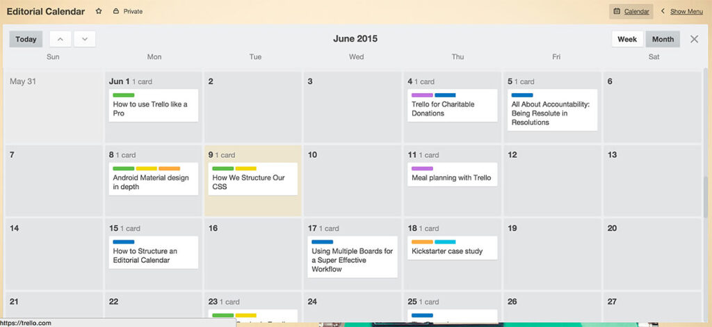 How do I create a digital marketing calendar?