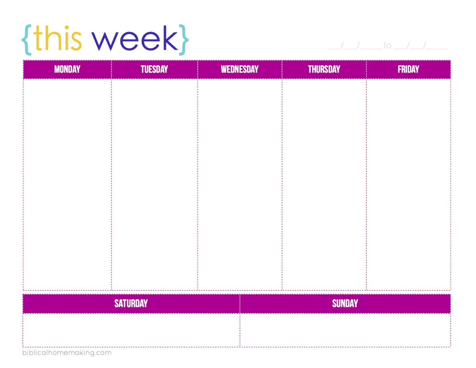 How Do I Create A Weekly Calendar In Word 