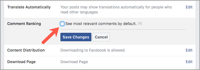 How do I fix most relevant posts on Facebook?