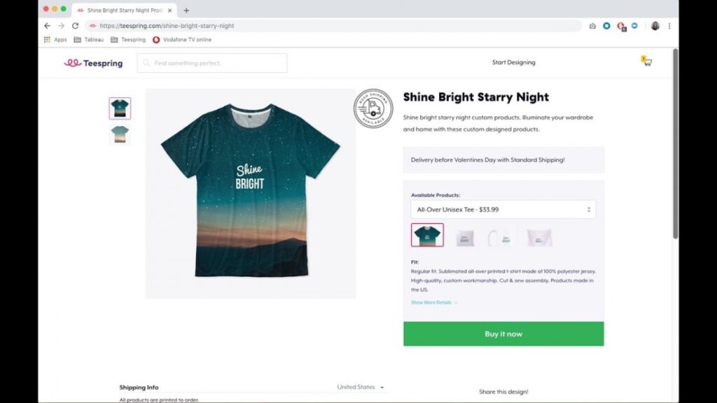 Is there a minimum order on Teespring?