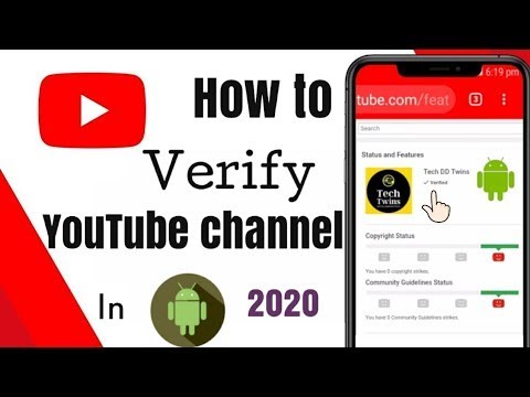 How do I verify my YouTube channel 2020?