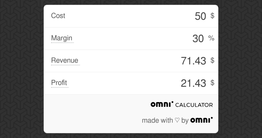 Is 80% a good profit margin?