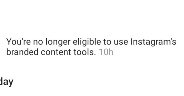 Why does Instagram think my post is branded content?