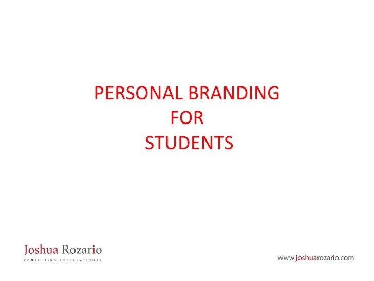 What is your personal brand statement?