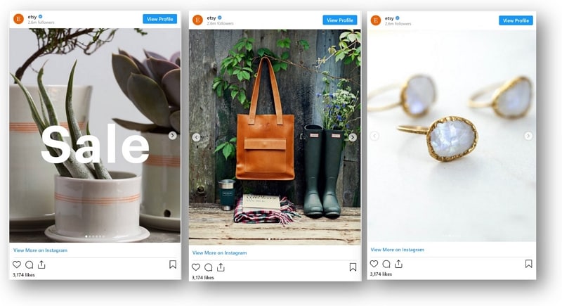 How do you split pictures on Instagram Carousel?