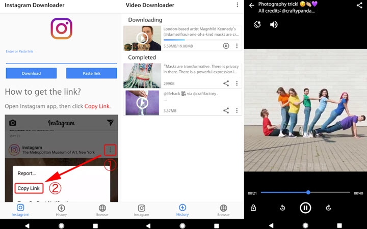 How can I download Instagram videos 2021?