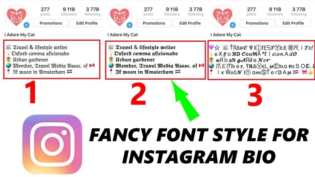 How do you change your font on Instagram?