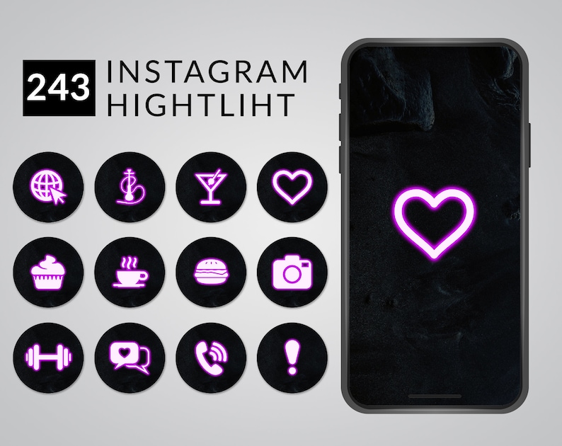 How do you make icons on Instagram?