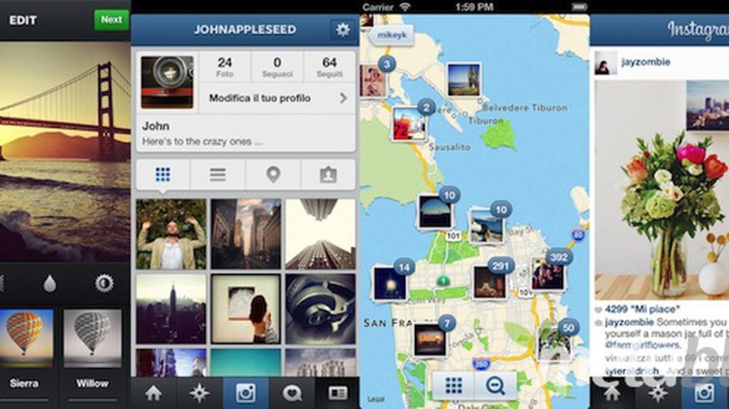 What are advantages of Instagram?