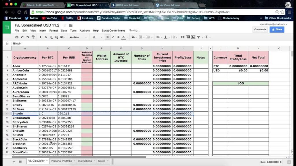 How do I organize my crypto portfolio?