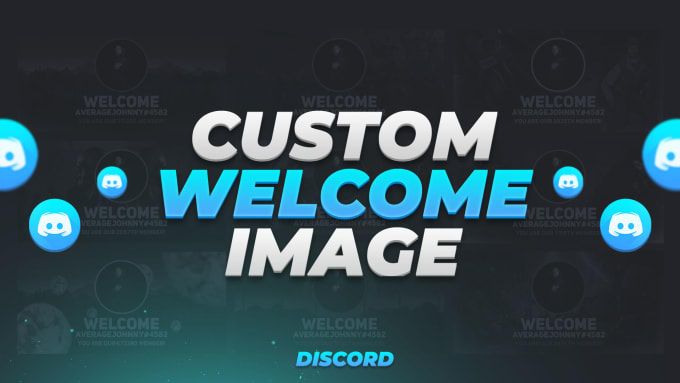How do you make a welcome image in Discord?