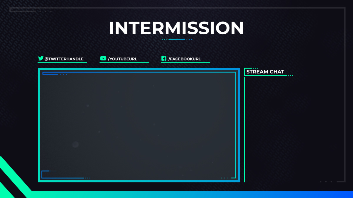 whats a twitch intermission screen
