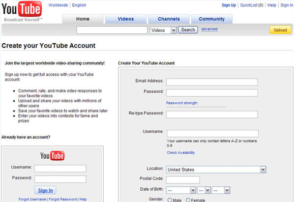 Can I have 2 YouTube accounts with one email?