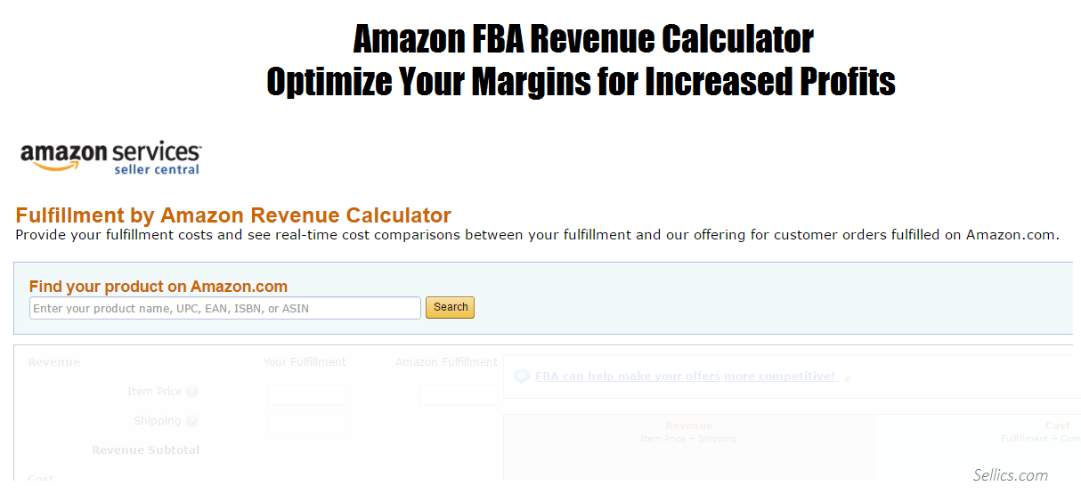 How does Amazon FBA calculate profit margin? – Famuse : #1 Models ...