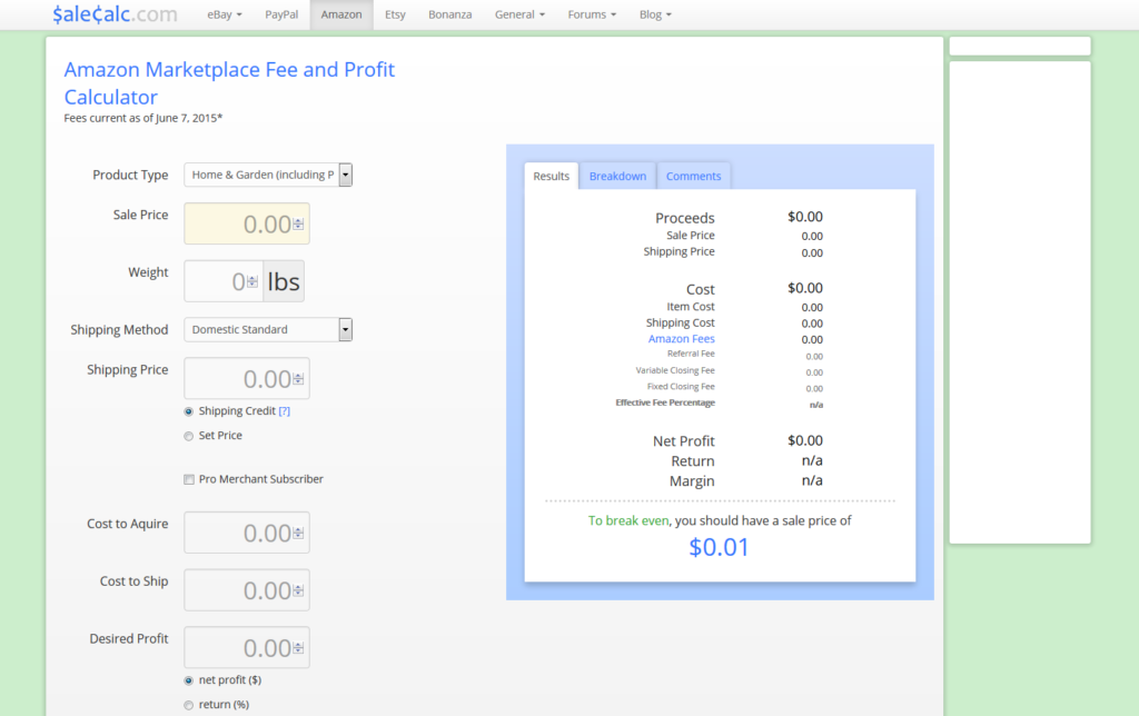 How can I calculate profit?