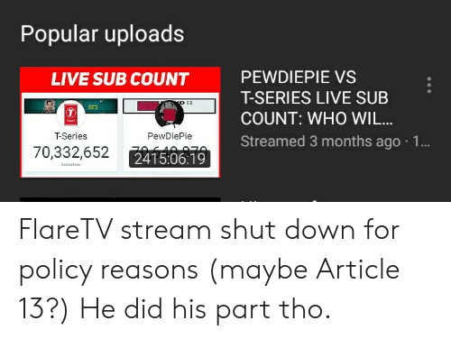 Does T-Series use sub bot?