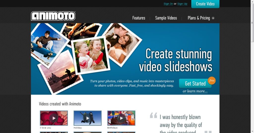 Can Animoto videos be downloaded?