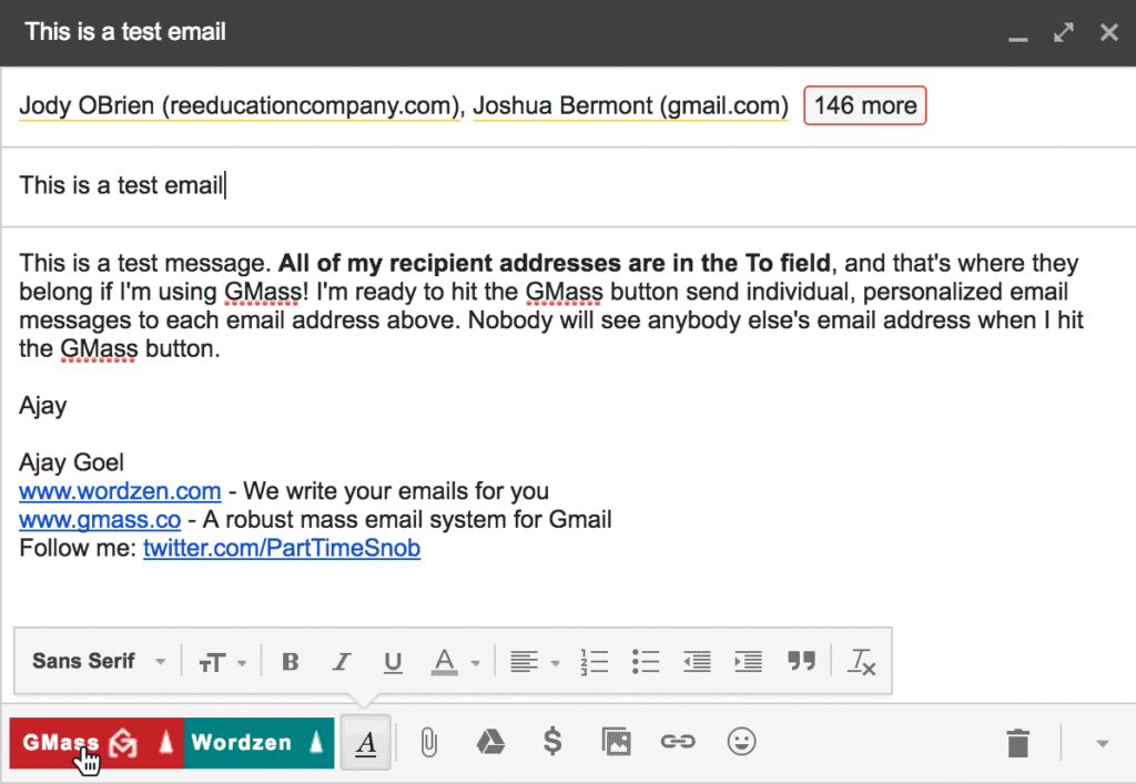 What's the difference between sending an email and CC?