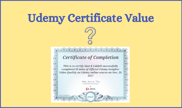 Can Udemy certificate get me a job?