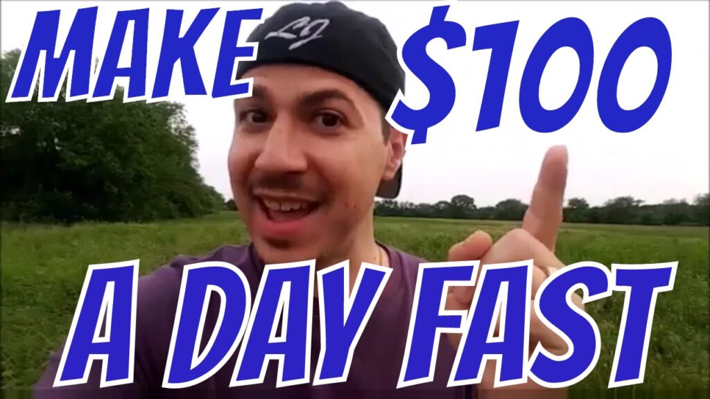 How can a 13 year old make 100 dollars fast?