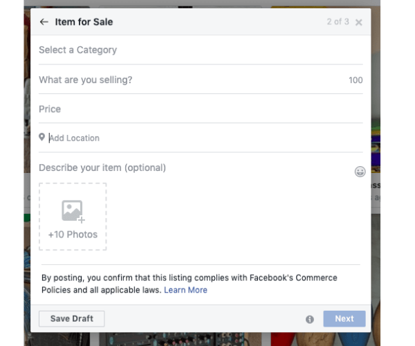 Will my friends see items I sell on Facebook Marketplace?