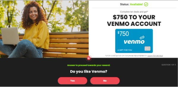 Does Venmo give you 200 dollars?