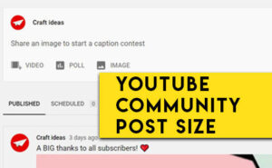 How do you post a community on YouTube without 1k subs?